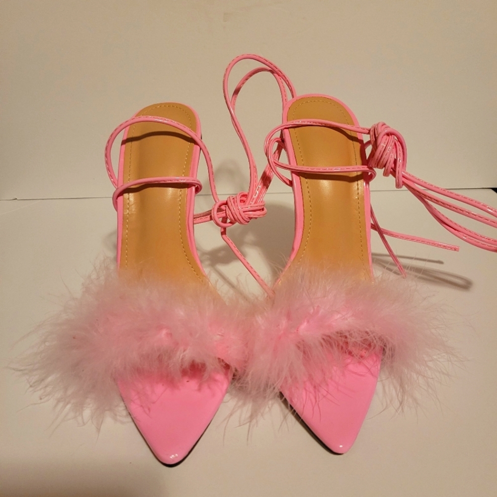 SHEIN PINK HEELS